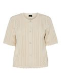 Product image thumbnail - PCNUKA  KNITTED CARDIGAN, Birch | 1