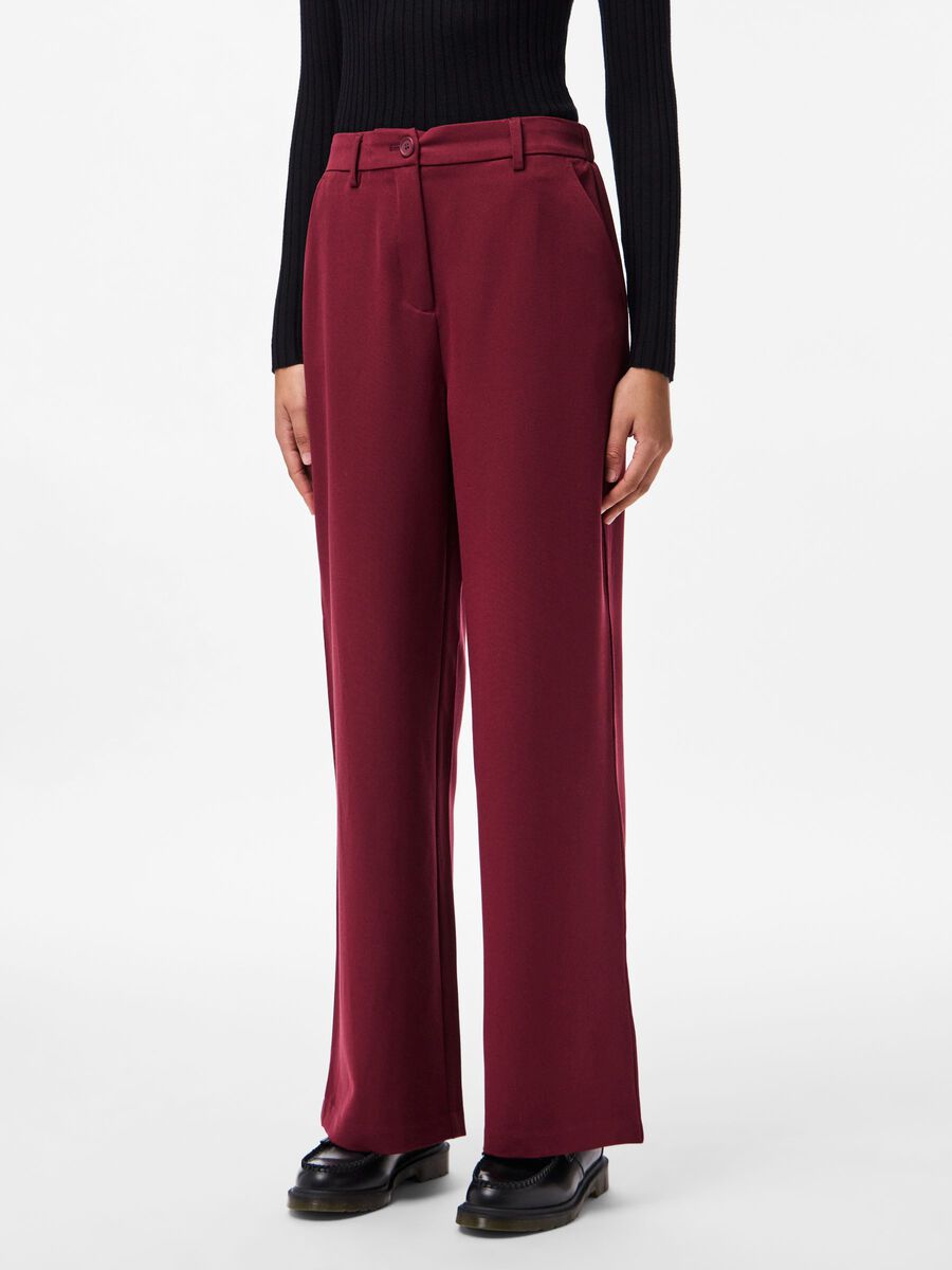 Product carousel image - PCKAMIL PANTALON À JAMBE AMPLE, Tawny Port | 1