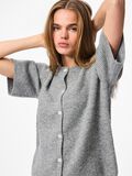 Pieces PCSILLY KORTE ERMER STRIKKET CARDIGAN, Medium Grey Melange, highres - 17158220_MediumGreyMelange_006.jpg