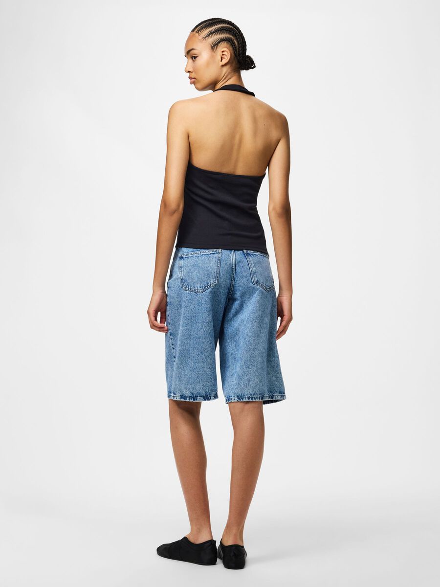 Product carousel image - PCMAY  HALTERNECK TOP, Black | 2