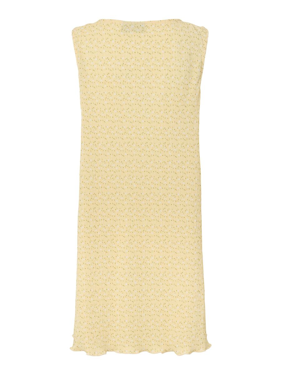 Product carousel image - PCFLORA TANK REVERSIBLE MINI DRESS, French Vanilla | 2