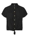 Pieces PCPIA SHORT SLEEVED SHIRT, Black, highres - 17154736_Black_001.jpg