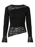 Product image thumbnail 5 PCAUGUSTA BLONDEDETALJ LANGERMET TOPP, Black