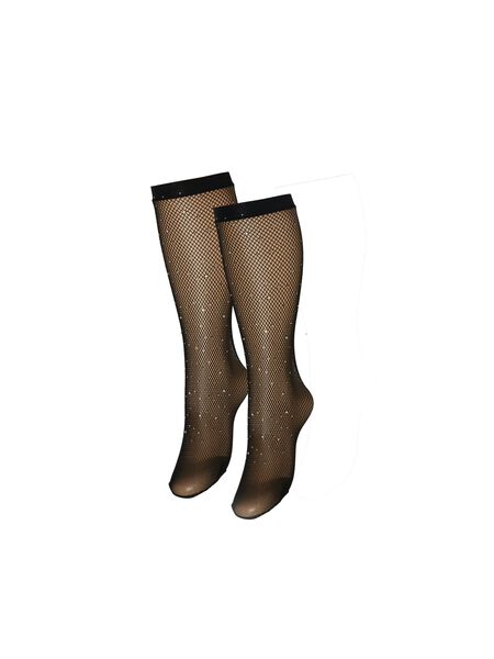 Pieces PCCLAIRE 2ER-PACK GLITZER SOCKEN, Black, highres - 17146546_Black_1081431_001.jpg