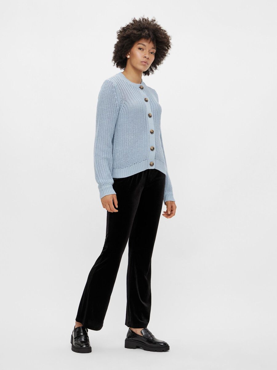 Carousel image - FARGET STRIKKET CARDIGAN, Kentucky Blue | 3