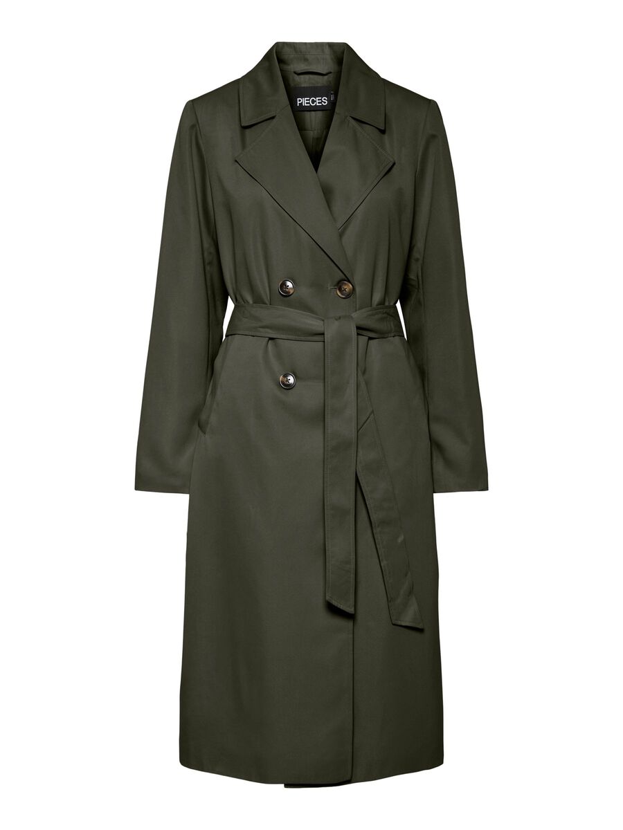 Product carousel image - PCSCARLETT TRENCHCOAT, Forest Night | 2