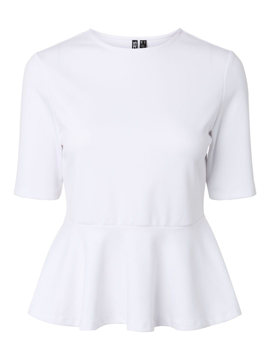 Carousel image - PCALISA - P&Eacute;PLUM BLOUSE, Bright White | 6