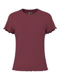 Pieces PCNICCA - CÔTELÉ T-SHIRT, Tawny Port, highres - 17120085_TawnyPort_001.jpg