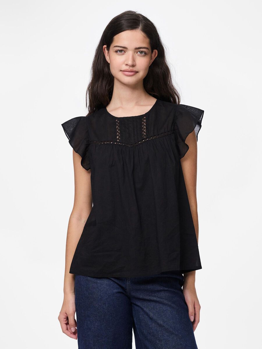 Pieces PCASTRID TOP UDEN ÆRMER, Black, highres - 17161781_Black_003.jpg