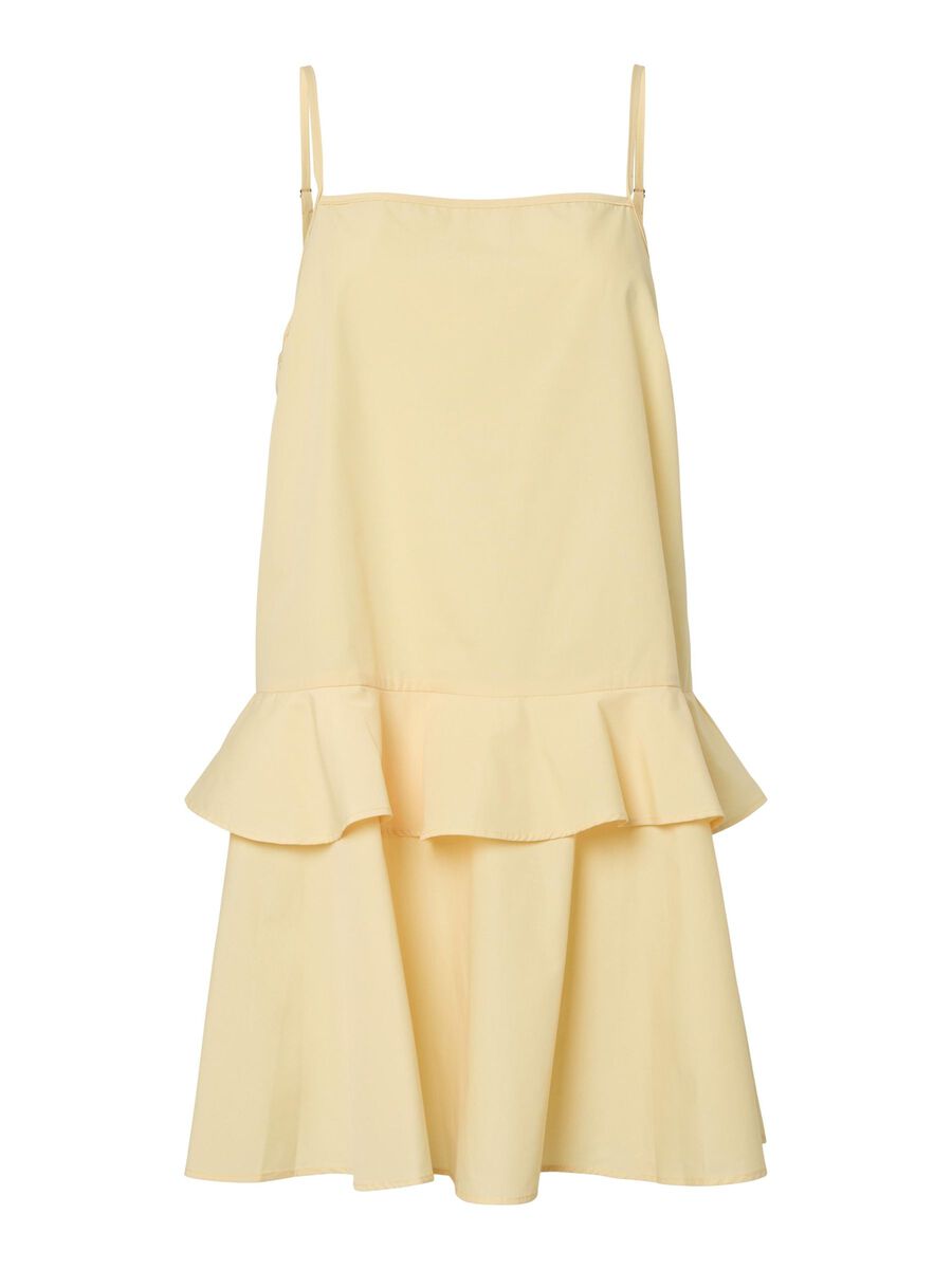 Pieces PCFARRY MINI DRESS, Mellow Yellow, highres - 17164029_MellowYellow_001.jpg