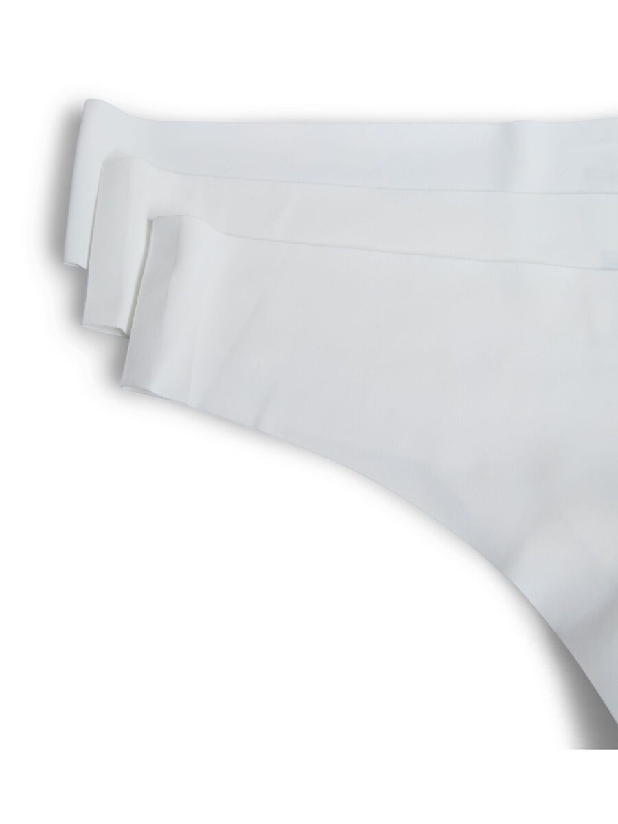 Product carousel image - PCNAMEE 3-PACK THONGS, Bright White | 1