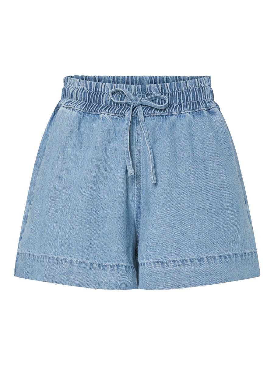 Pieces PANTALONES CORTOS VAQUEROS, Light Blue Denim, highres - 17158452_LightBlueDenim_001.jpg