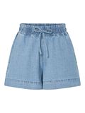 Pieces PCFLORA HW  DENIM SHORTS, Light Blue Denim, highres - 17158452_LightBlueDenim_001.jpg