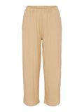 Pieces CROPPED WIDE TROUSERS, Almond Buff, highres - 17112665_AlmondBuff_001.jpg