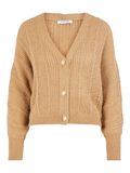 Pieces CROPPED STRIKKET CARDIGAN, Tannin, highres - 17101593_Tannin_001.jpg