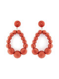 Product image thumbnail - 2-PACK DROP EARRINGS, Redwood | 1
