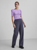 Pieces PUFF SLEEVED RIB TOP, Lavendula, highres - 17110522_Lavendula_005.jpg