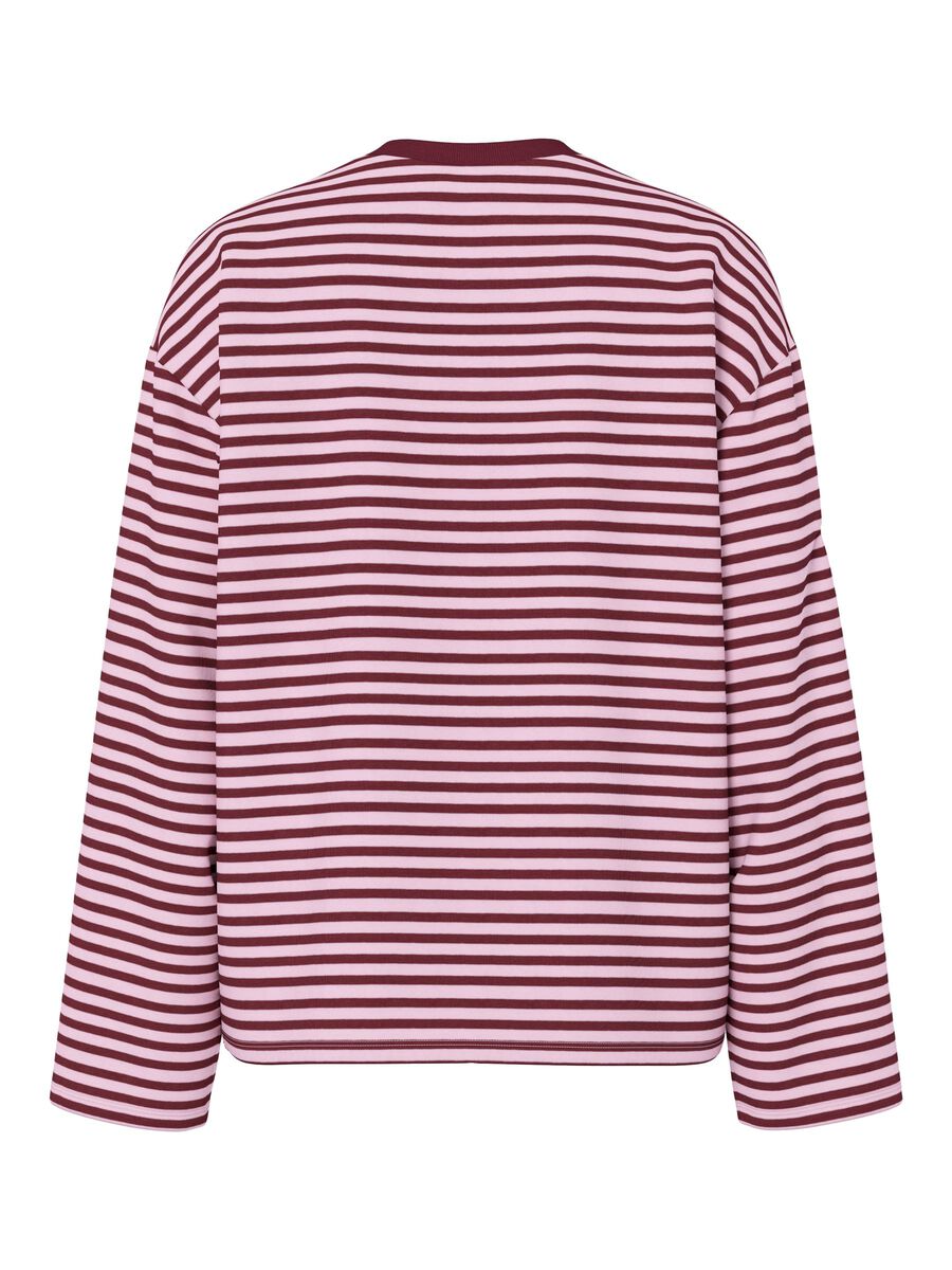 Carousel image - PCSADIE TOP &Agrave; MANCHES LONGUES, Tawny Port | 7