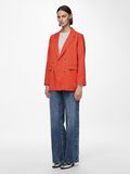 Pieces PCTHELMA DOBBELTRADET BLAZER, Tangerine Tango, highres - 17133382_TangerineTango_005.jpg