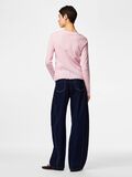 Product image thumbnail - PCMARIE POINTELLE  LONG SLEEVED TOP, Roseate Spoonbill | 2