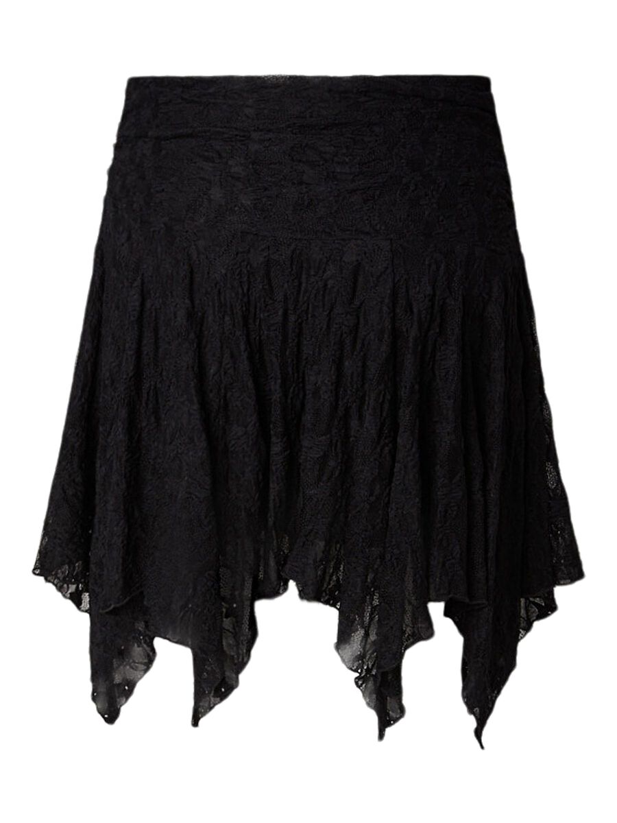 Product carousel image 2 PCANNIE MW LACE  MINI SKIRT, Black