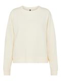 Pieces LANGE MOUWEN SWEATSHIRT, Eggnog, highres - 17120112_Eggnog_001.jpg