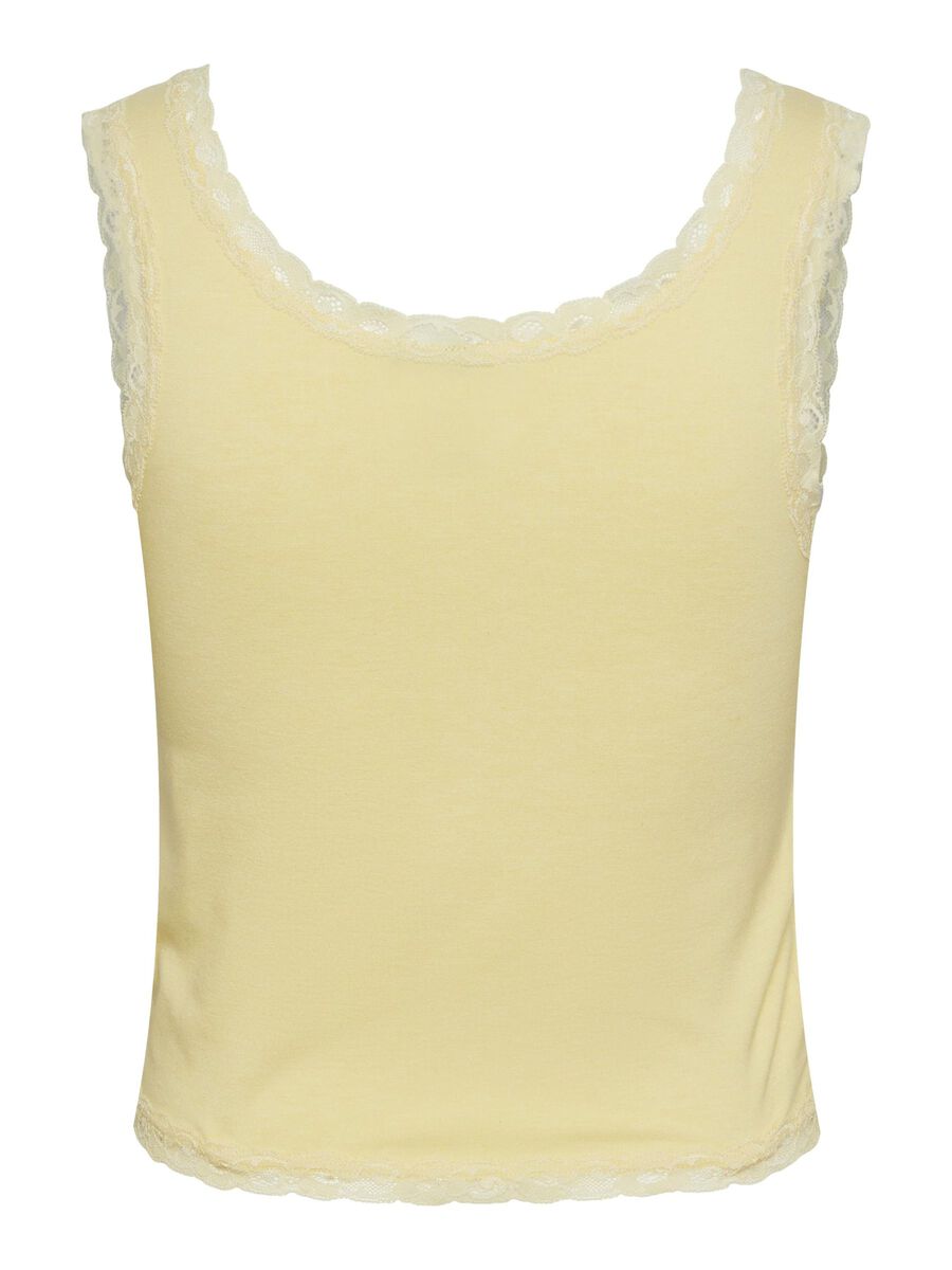 Pieces PCMALENE LACE TANK TOP, Pale Banana, highres - 17145694_PaleBanana_002.jpg