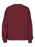 Pieces PCCHILLI LOOSE FIT SWEAT-SHIRT, Tawny Port, highres - 17156302_TawnyPort_002.jpg