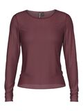 Pieces PCJULLI MESH TOP, Tawny Port, highres - 17162129_TawnyPort_001.jpg