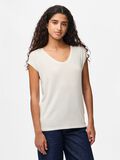 Product image thumbnail - PCBILLO GLITTER T-SHIRT, Bright White | 1