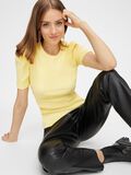 Pieces PUFF SLEEVED RIB TOP, Popcorn, highres - 17110522_Popcorn_820185_008.jpg
