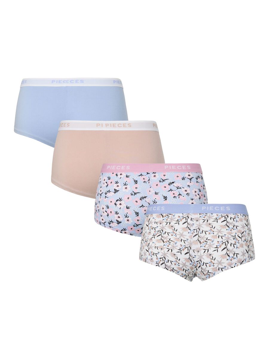 Product carousel image - PCLOGO 4-PACK BOXER SHORTS, Rose Dust | 2