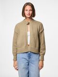 Product image thumbnail - PCJELENA CARDIGAN EN MAILLE, Greige | 1