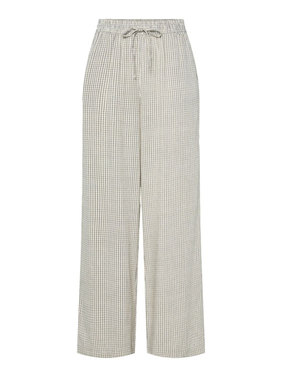 Carousel image - PCPIA LINEN BLEND BREDE BUKSER, Birch | 1