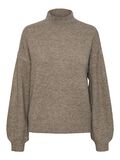 Pieces PCJANICIA KNITTED PULLOVER, Falcon, highres - 17147950_Falcon_1091796_001.jpg