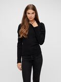 Pieces PCANNA LONG SLEEVED BLOUSE, Black, highres - 17111987_Black_003.jpg