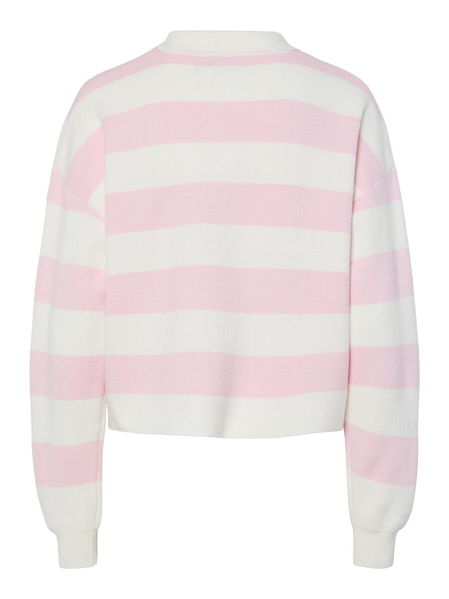 Carousel image - PCJASSY  LONG-SLEEVED POLO, Pink-A-Boo | 6