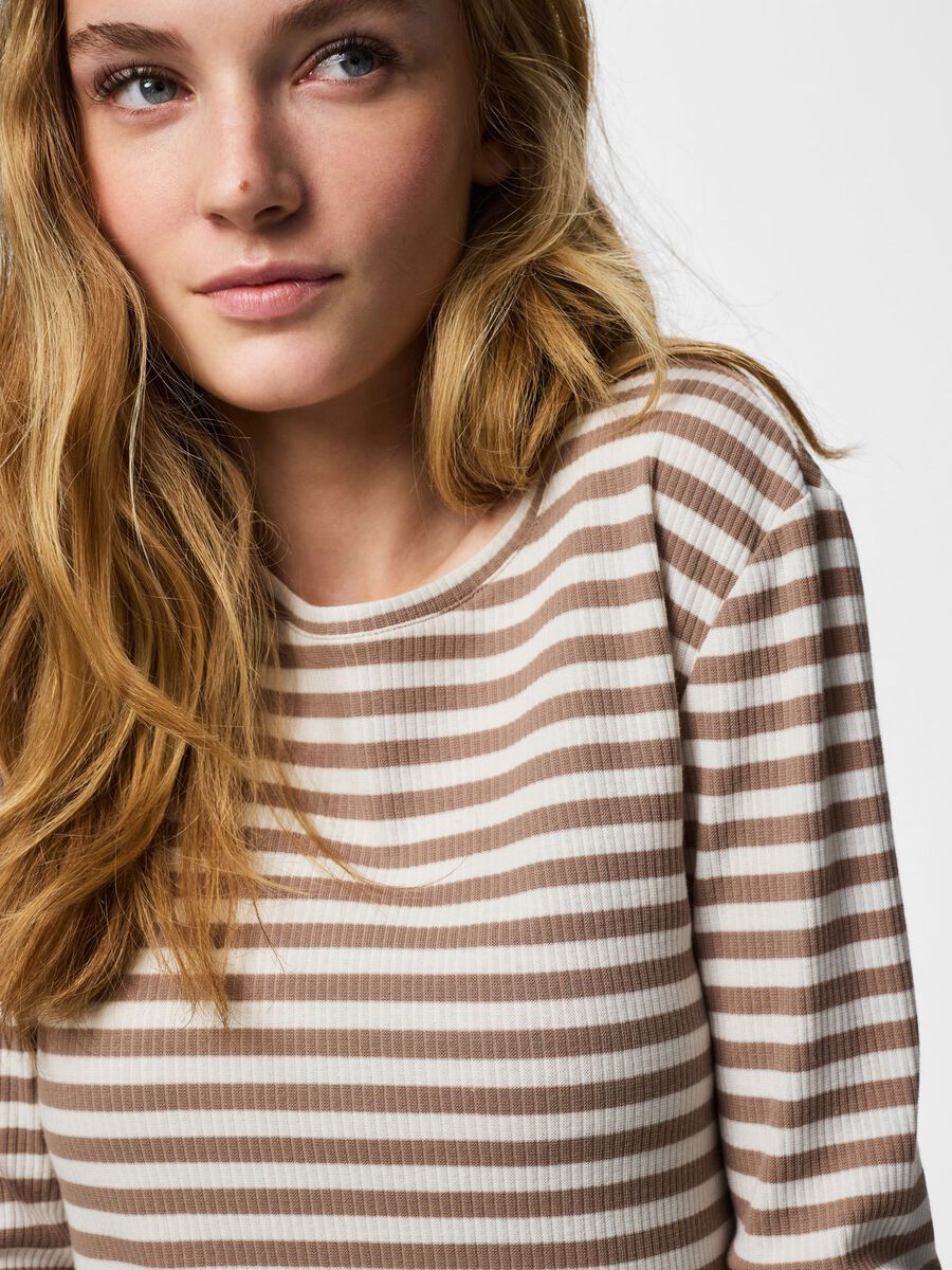 Carousel image - PCRUKA LONG SLEEVED TOP, Silver Mink | 4