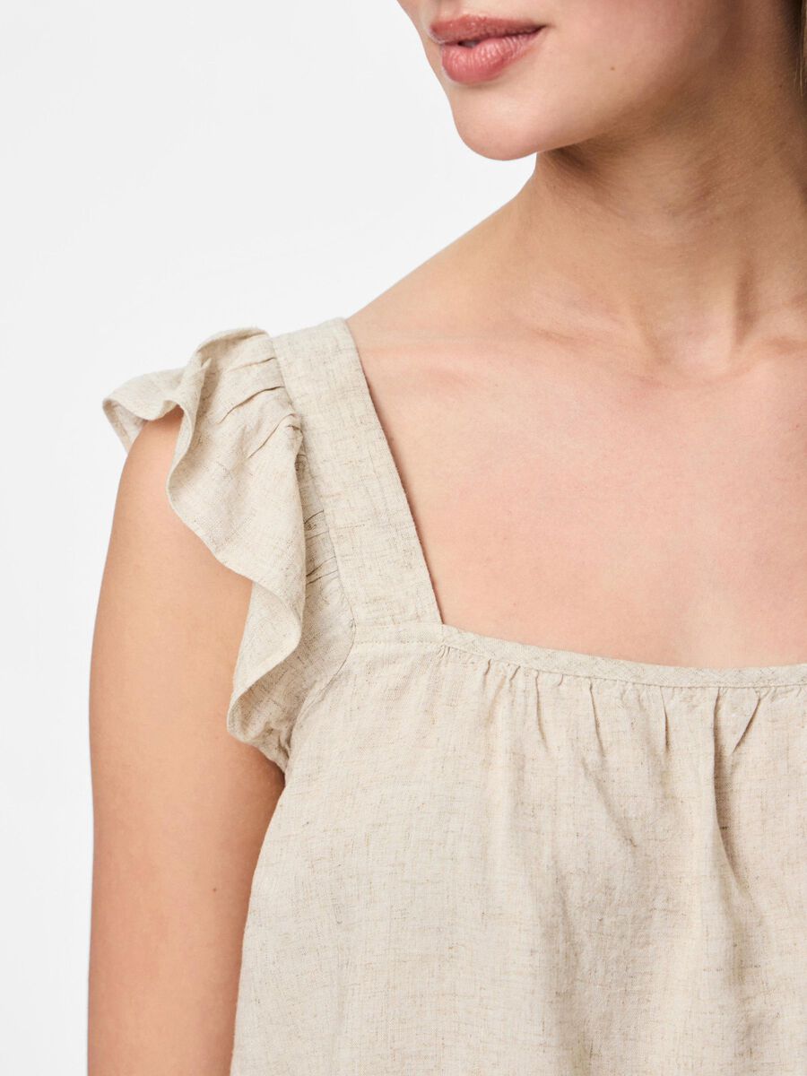 Carousel image - PCPIA SLEEVELESS TOP, Birch | 4