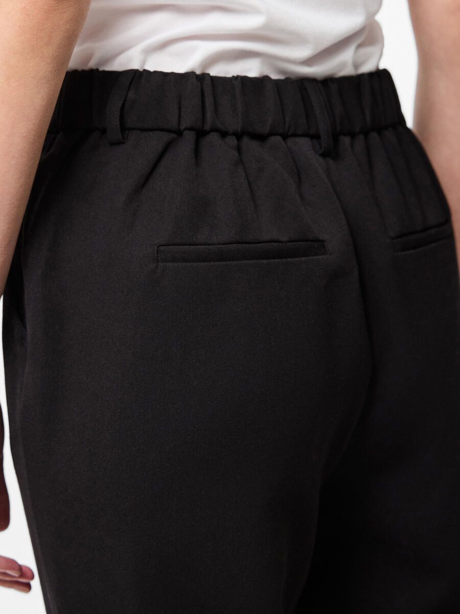 Carousel image - PCKAMIL ANKLE TROUSERS, Black | 4
