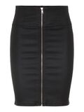 Pieces HIGH WAIST COATED PENCIL SKIRT, Black, highres - 17099135_Black_001.jpg