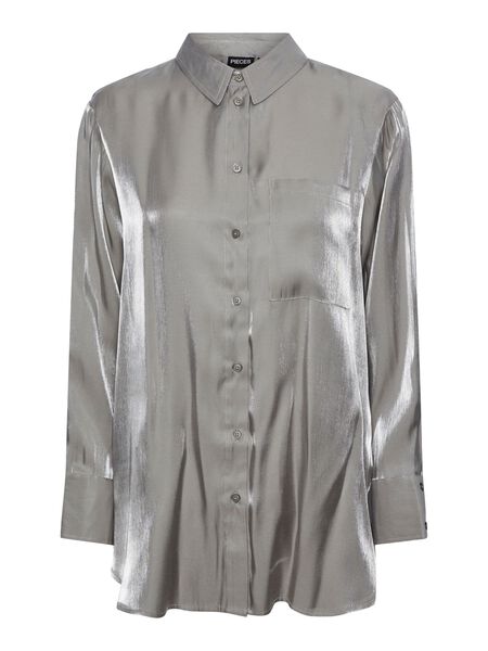 Pieces PCSOLA SHIRT, Silver, highres - 17144196_Silver_001.jpg
