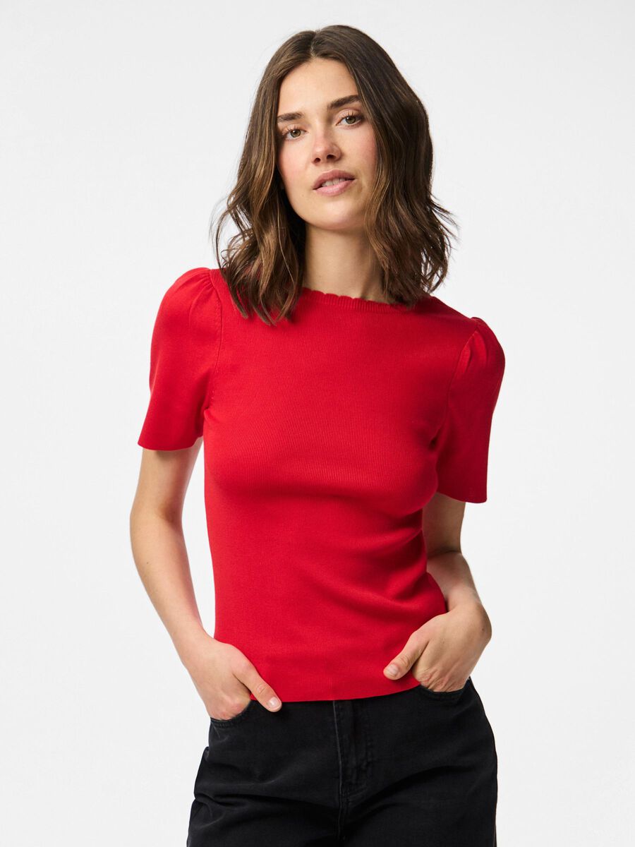 Pieces PCJULINE KNITTED TOP, Goji Berry, highres - 17159166_GojiBerry_003.jpg