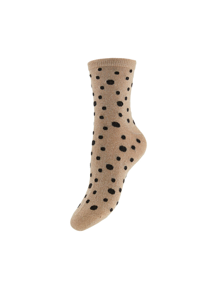 Pieces POIS CHAUSSETTES, Warm Taupe, highres - 17113801_WarmTaupe_850783_001.jpg