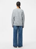 Product image thumbnail - PCPAM KNITTED CARDIGAN, Medium Grey Melange | 2