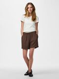 Product image thumbnail - PCPIA LINEN BLEND SHORTS, Coffee Quartz | 3