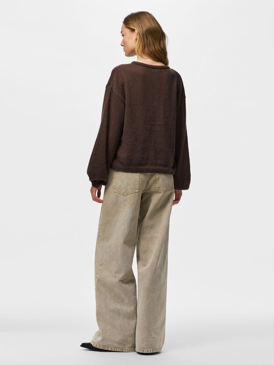 Product carousel image - PCIDA STRICKJACKE, Hot Fudge | 2