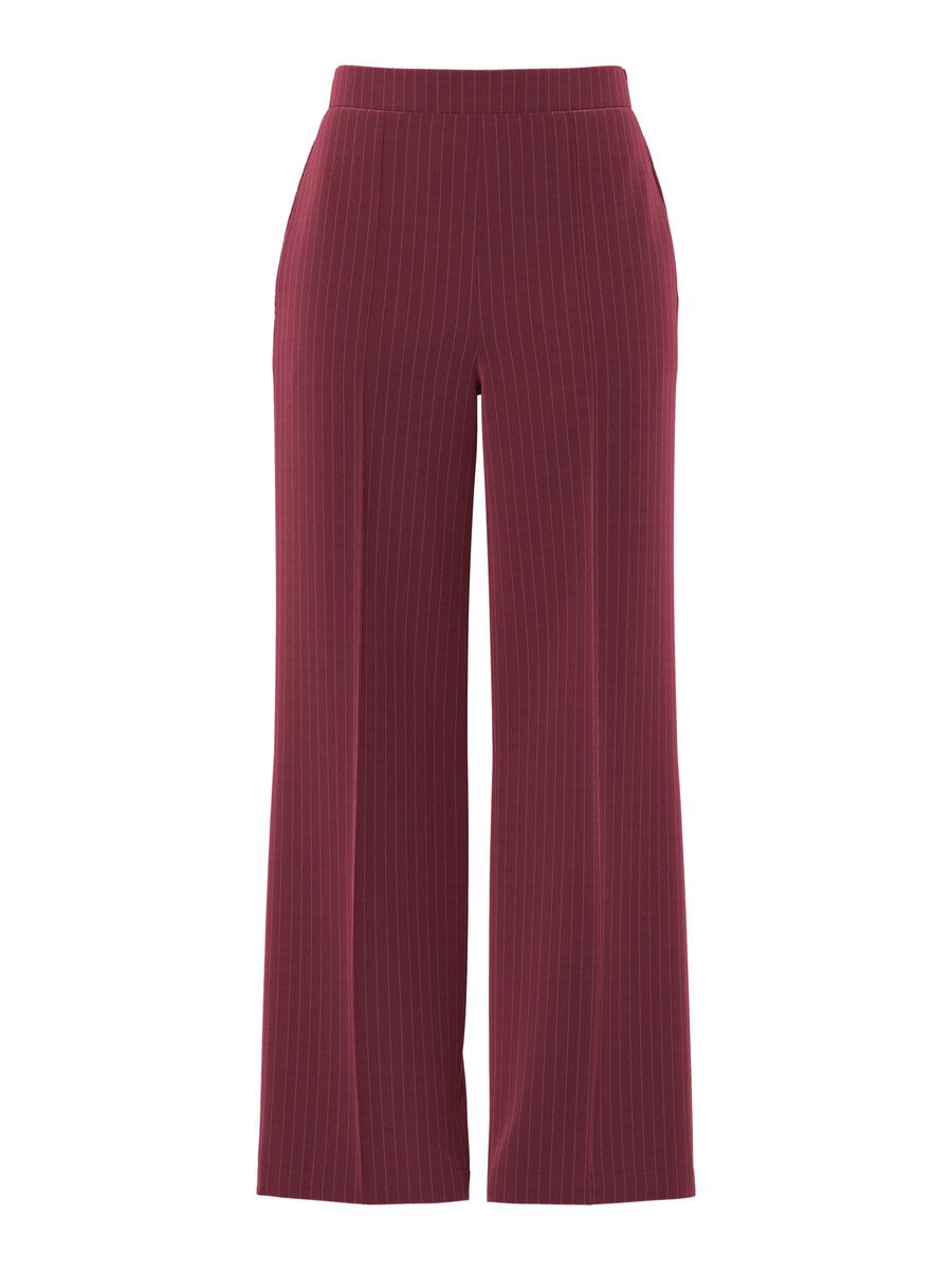 Product carousel image - PCBOZZY STRIPED WIDE-LEG TROUSERS, Tawny Port | 2