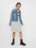 Pieces SWEAT JURK MET LANGE MOUWEN, Light Grey Melange, highres - 17112542_LightGreyMelange_005.jpg