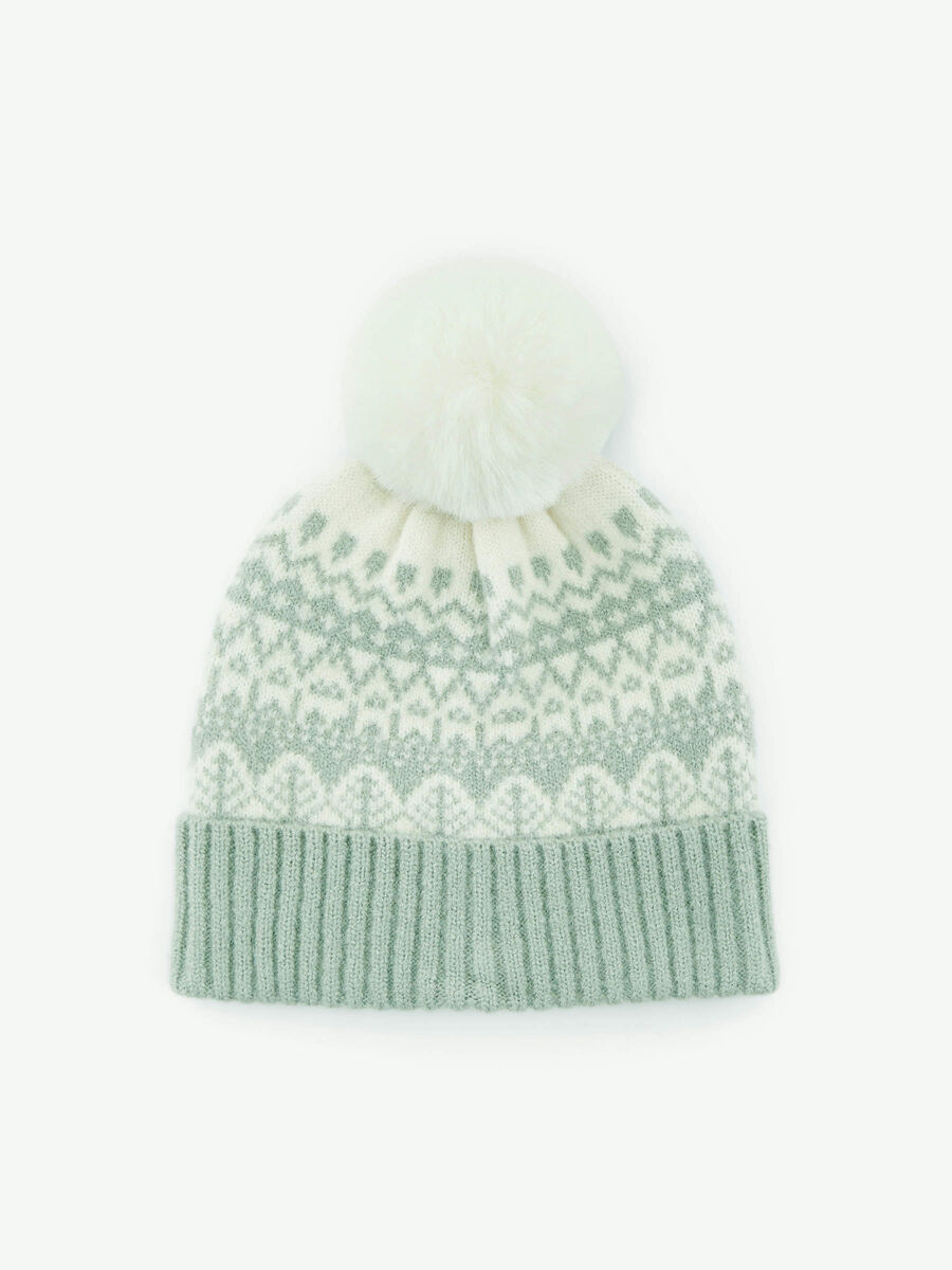 Pieces PATTERNED HAT, Jadeite, highres - 17107093_Jadeite_793004_001.jpg